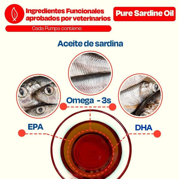 ACEITE DE SARDINA PARA MASCOTAS 450ML DOGELTHY