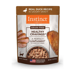 Instinct Healthy Cravings complemento húmedo para gato, pato en salsa, 85 g
