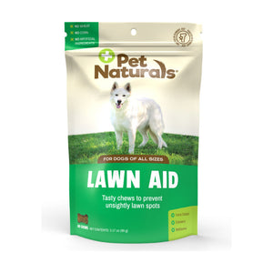 Pet Naturals Lawn Aid masticables para perro contra manchas en el pasto, 60 piezas