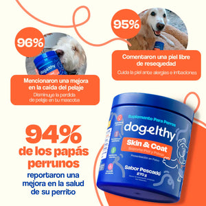 SUPLEMENTO PARA PIEL Y PELAJE 270GR DOGELTHY