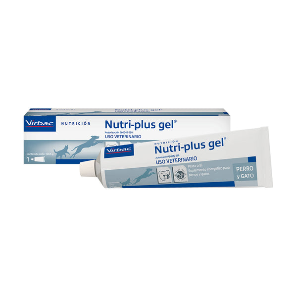 Virbac Nutri-Plus Gel suplemento energético para perro y gato, 120.5 g