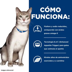 ALIMENTO SECO PARA GATO CON PROBLEMAS RENALES K/D 1.8 KG HILLS