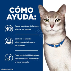ALIMENTO SECO PARA GATO CON PROBLEMAS RENALES K/D 1.8 KG HILLS