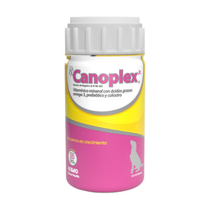 Holland Canoplex Jr suplemento vitamínico para cachorro con omega 3, prebiótico y calostro, 30 tabletas
