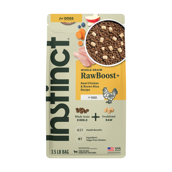 Instinct Raw Boost Whole Grain alimento seco para perro, pollo y arroz integral, 1.59 kg