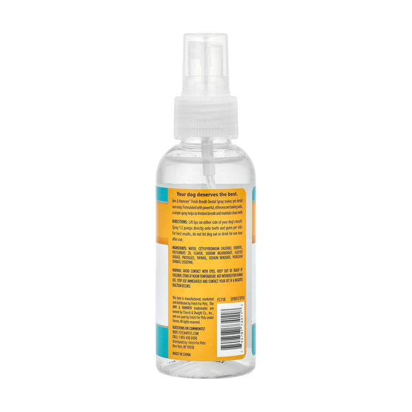 Arm & Hammer Fresh Breath spray dental para perro, sabor menta, 118 ml