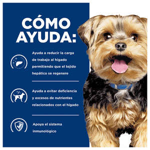 ALIMENTO SECO PARA PERRO CON PROBLEMAS HEPATICOS 8KG HILLS