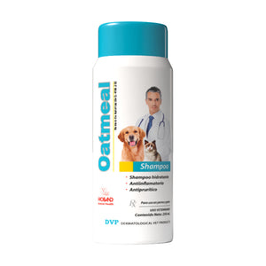 Holland Oatmeal shampoo hidratante de avena para perro y gato con piel sensible, 250 ml