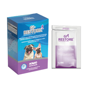Holland GI-Restore suplemento digestivo con glutamina y probióticos para perro, 10 sobres de 12 g