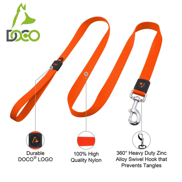 PREMIUM HIGH-STRENGTH NYLON DOG LEASH 1.2M DOCO