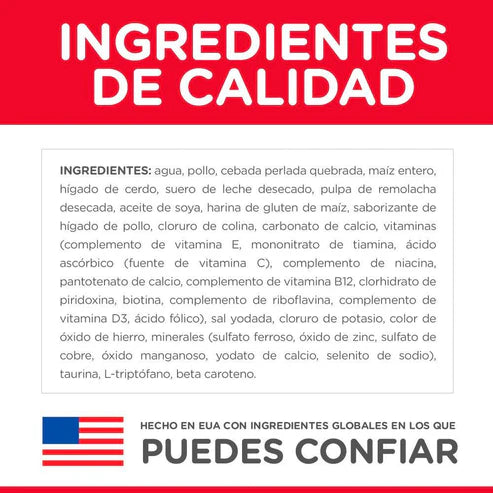 ALIMENTO HUMEDO PARA PERRO SENIOR EN LATA HILLS