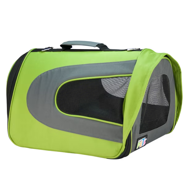 TRANSPORTADORA CH DE TELA VERDE FASHION FANCY PETS