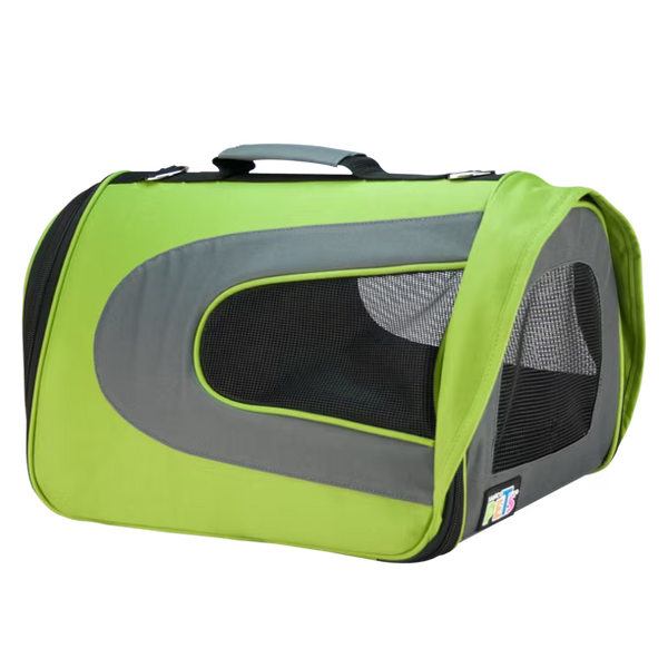 FASHION FANCY PETS LARGE GREEN FABRIC CARRIER