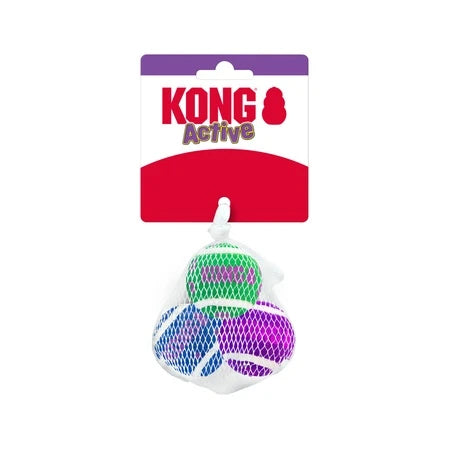Pelotas de tenis para perro con sonaja 3 pzas KONG