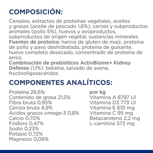 ALIMENTO SECO PARA GATO CON PROBLEMAS RENALES 1.5KG K/D HILLS