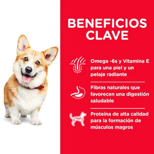 ALIMENTO PARA PERRO ADULTO RAZAS PEQUEÑAS 7KG HILLS