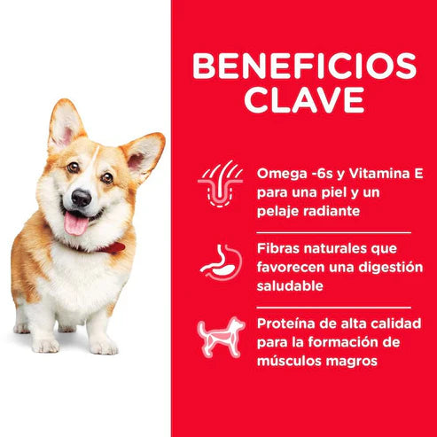 ALIMENTO PARA PERRO ADULTO RAZAS PEQUEÑAS 7KG HILLS