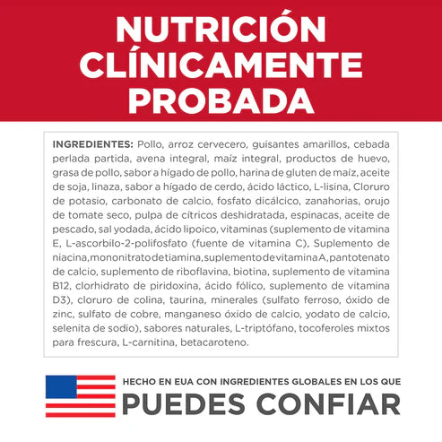 ALIMENTO SECO PARA PERRO SENIOR 7+ PEQUEÑO Y MINIATURA 5.7KG HILLS