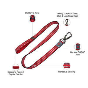 DOCO VARIO Reflective Heavy-Duty Nylon Leash