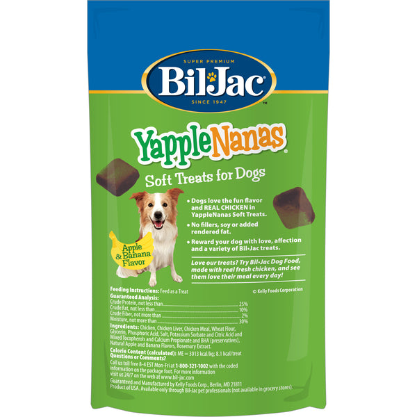 PREMIOS SUAVES YAPPLE-NANAS  PARA PERRO BIL-JAC