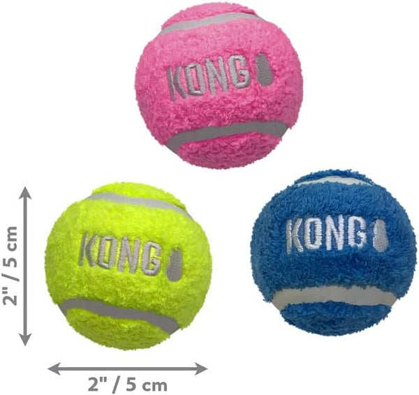 SOFT SPORT BALLS FOR DOG 3-PACK SMALL KONG