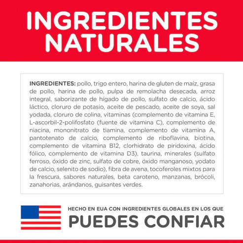 ALIMENTO SECO PARA GATO ADULTO 3.2KG  HILLS