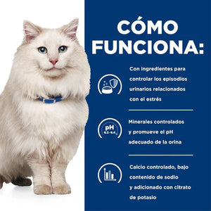 ALIMENTO SECO PARA GATO CON PROBLEMA URINARIOS 3.9KG HILLS