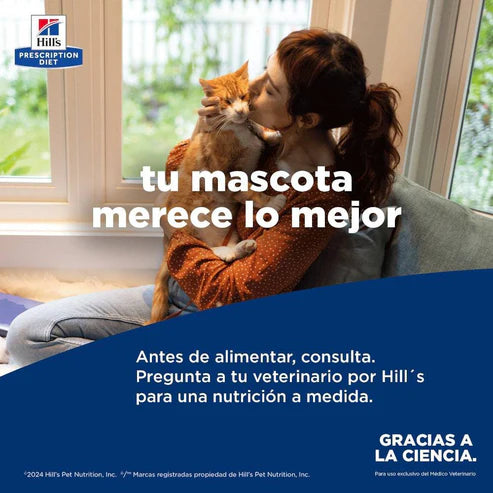 ALIMENTO SECO PARA GATO REDUCCIÓN DE PESO 3.9KG R/D HILLS