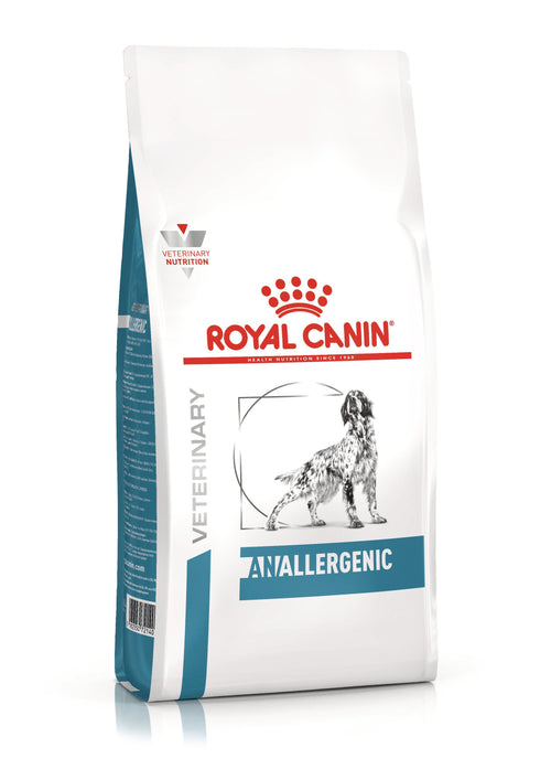 Royal Canin Veterinary Diet Anallergenic alimento seco para perro adulto con alergia alimentaria severa, 4 kg