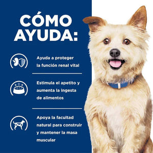 ALIMENTO SECO PARA PERRO RENAL K/D PERRO HILLS