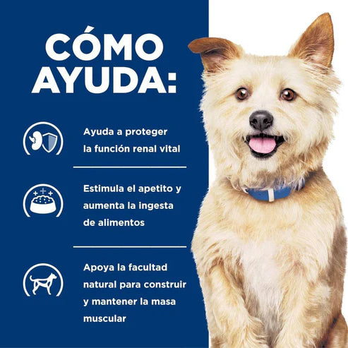 ALIMENTO SECO PARA PERRO RENAL K/D PERRO HILLS