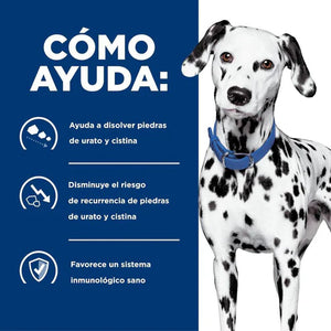 ALIMENTO PARA PREVENCIÓN PROBLEMAS URINADRIOS U/D 3.9KG HILLS