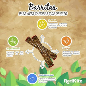 BARRITA PARA AVES CANORAS ALTA EN PROTEINA 2 PZAS FANCY PETS