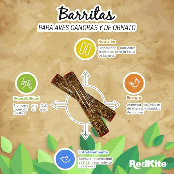 BARRITA PARA AVES CANORAS ALTA EN PROTEINA 2 PZAS FANCY PETS