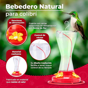 BEBEDERO NATURAL PARA COLIBRI 470 ML FANCY PETS
