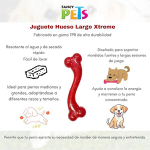 JUGUETE HUESO MORDEDERA LARGO XTREME FANCY PETS
