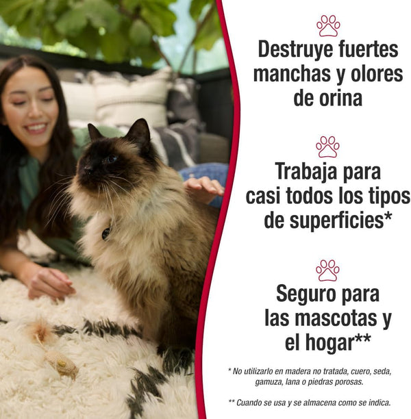 LIMPIADOR LIQUIDO DESTRUCTOR DE ORINA GATO NATURES MIRACLES