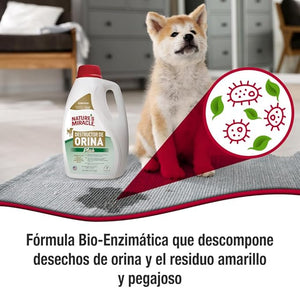 LIMPIADOR LIQUIDO DESTRUCTOR DE ORINA 3.78L NATURES MIRACLES