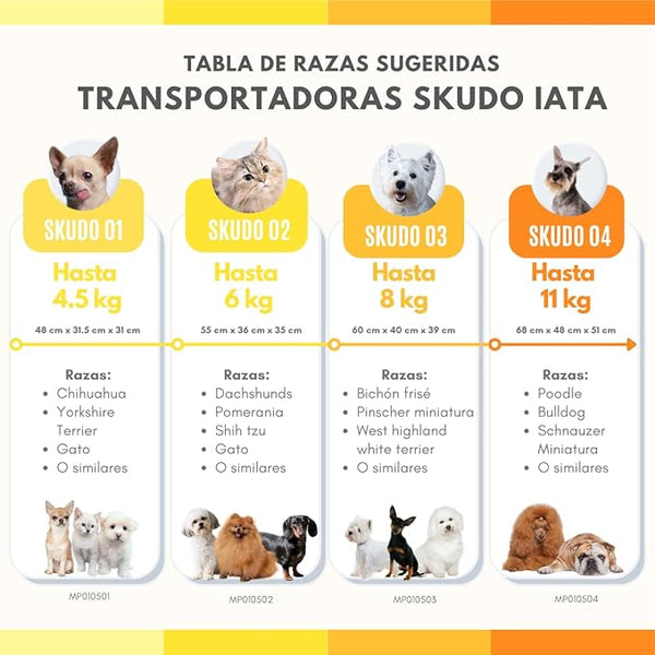 TRANSPORTADORA PARA MASCOTAS CHICA 48x31x31CM FANCY PETS