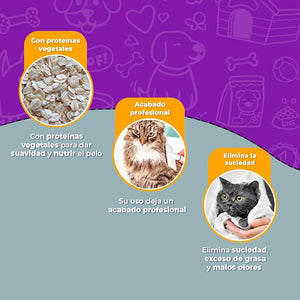 ESPUMA BAÑO EN SECO PARA GATOS 300G FANCY PETS