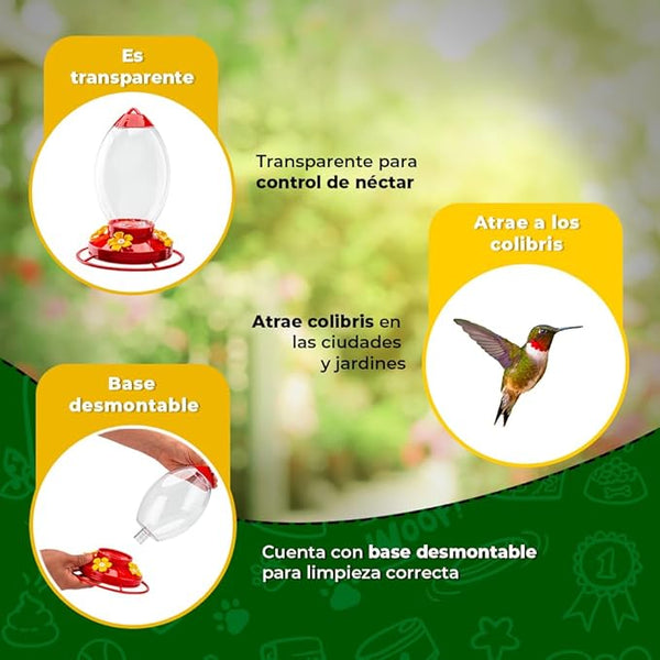 BEBEDERO PARA COLIBRI 940 ML FANCY PETS