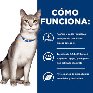 ALIMENTO SECO PARA GATOS CON PROBLEMAS RENALES 3.9KG HILLS