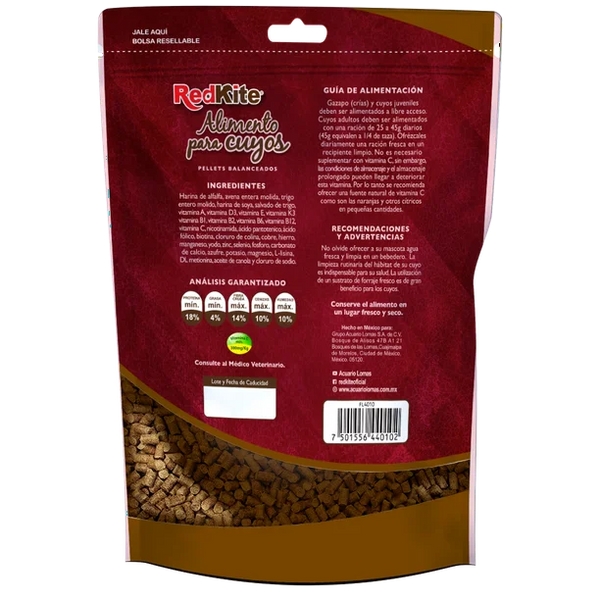 ALIMENTO PARA CUYO 850 G REDKITE