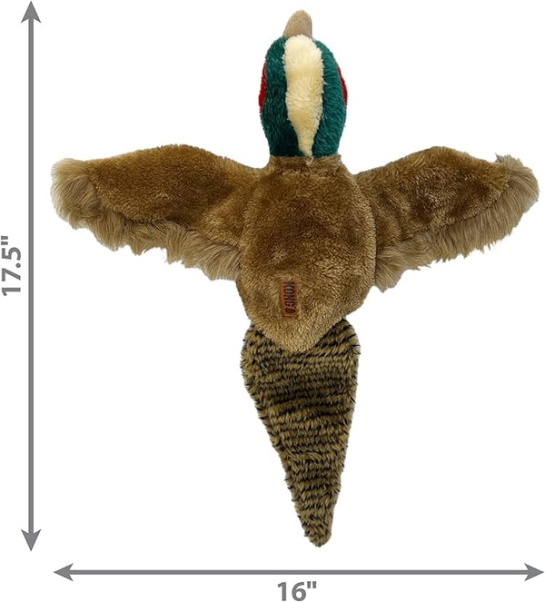 PELUCHE PARA MASCOTA AVE FAISÁN MEDIANO KONG
