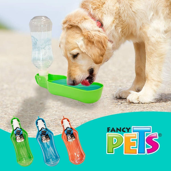 BEBEDERO PORTATIL PARA VIAJE 500 ML FANCY PETS