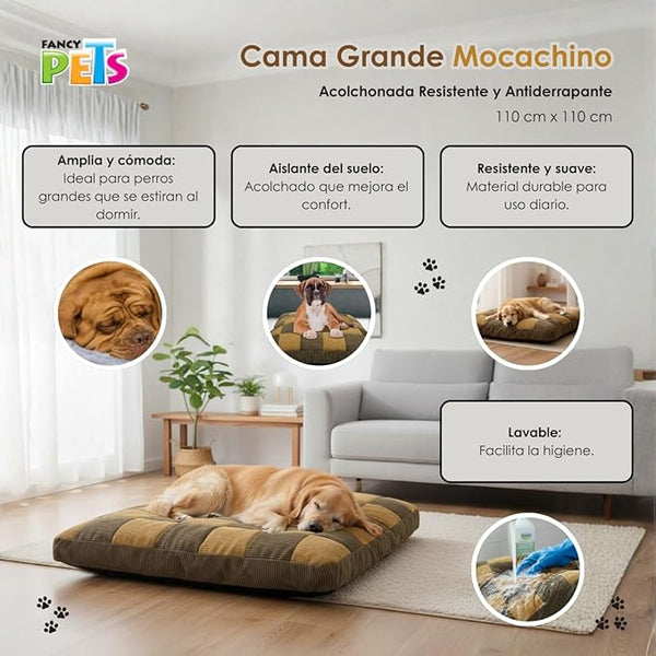 FANCY PETS LARGE MOCHA PET BED