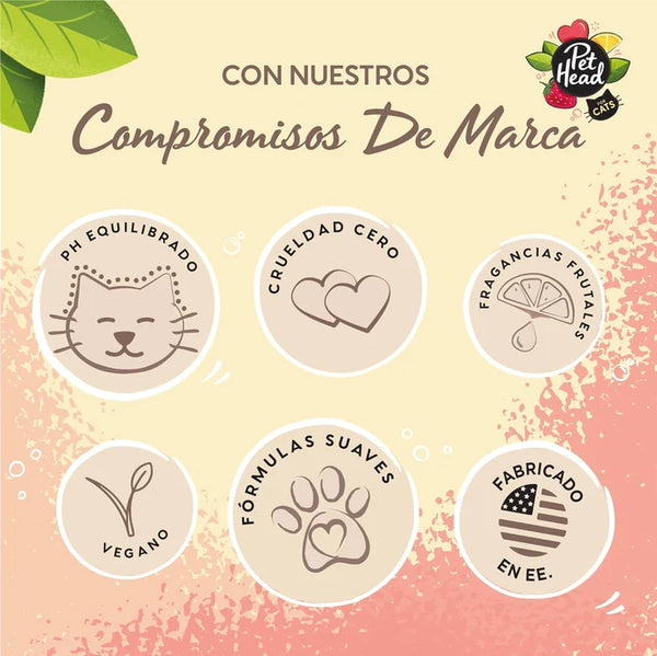 SHAMPOO PARA GATO LEMON & BERRIES PETHEAD