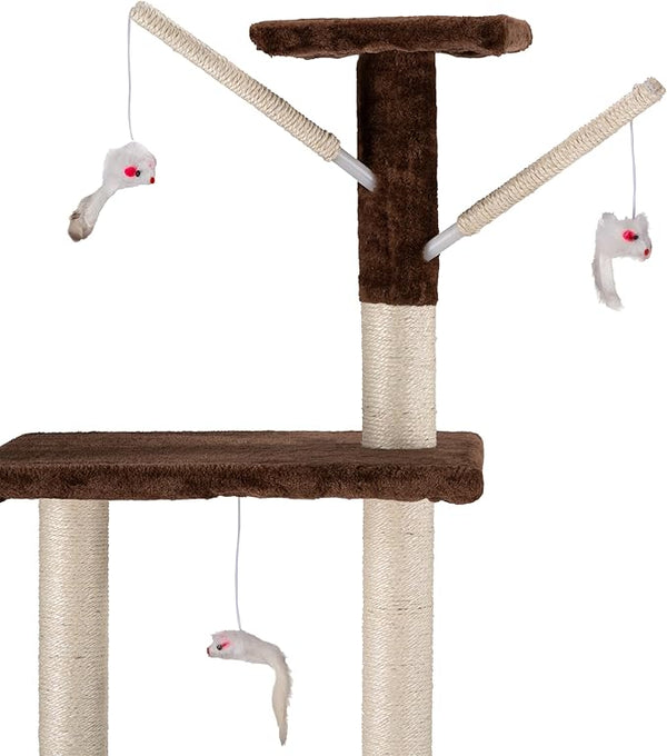 MUEBLE RASCADOR PARA GATO 140 CM FANCY PETS