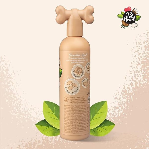 SHAMPOO NATURAL PARA PERRO SENSITIVE SOUL COCO-AVENA PET HEAD