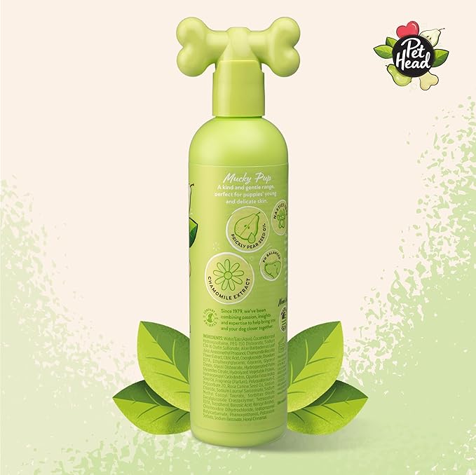 SHAMPOO PARA CACHORROS PERA CON MANZANILLA PET HEAD